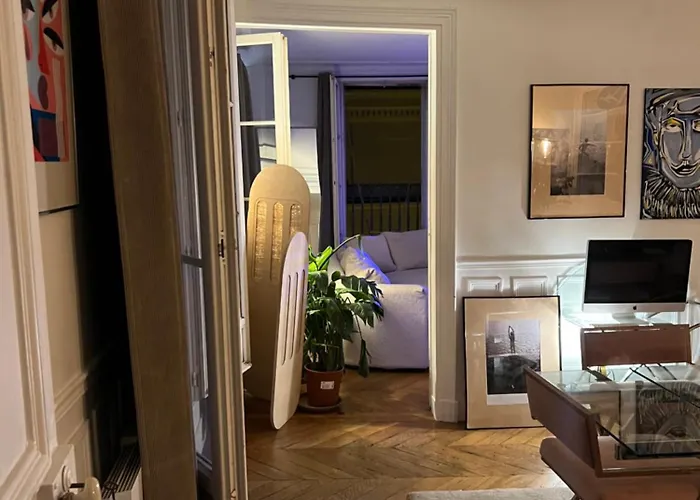Elegant Artistic Flat On The Seine River Παρίσι